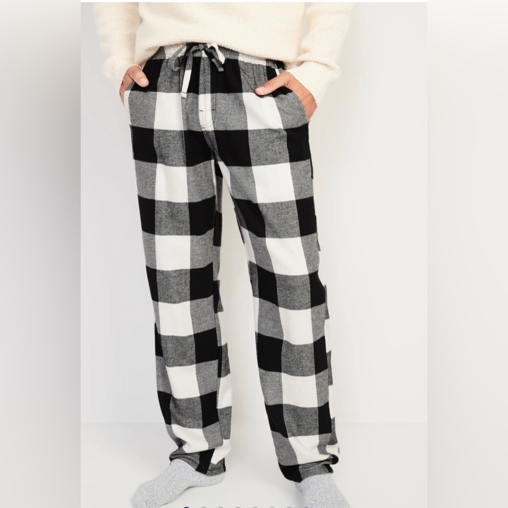 Flannel plaid mens pj bottoms